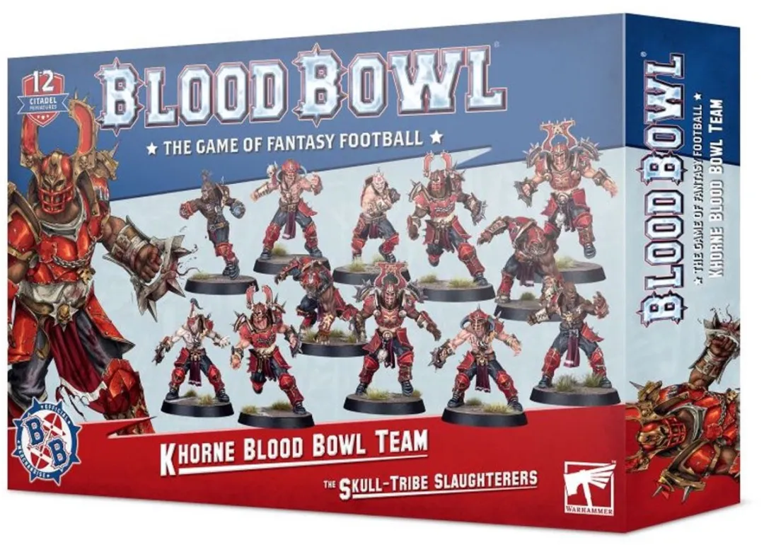 Games Workshop Khorne Blood Bowl Team The Skull-Tribe Slaughterers