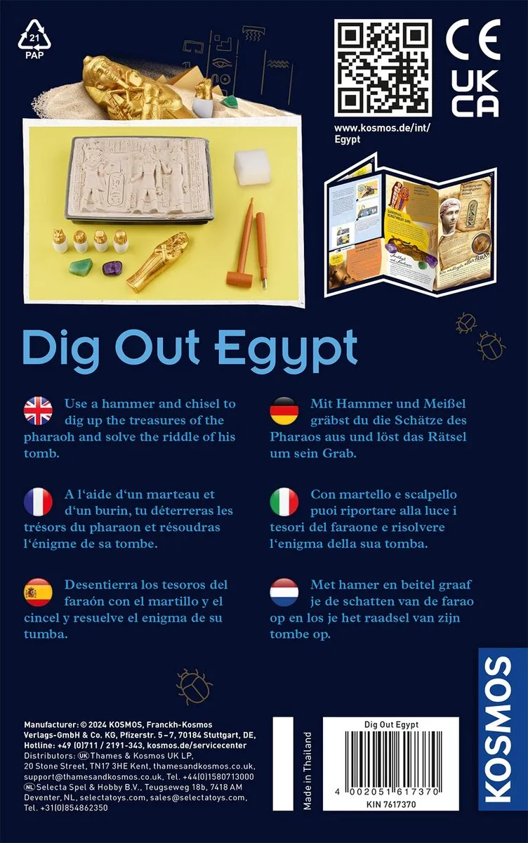 Kosmos Dig Out Egypt Experimenteerset 617370 - Schatgraafset