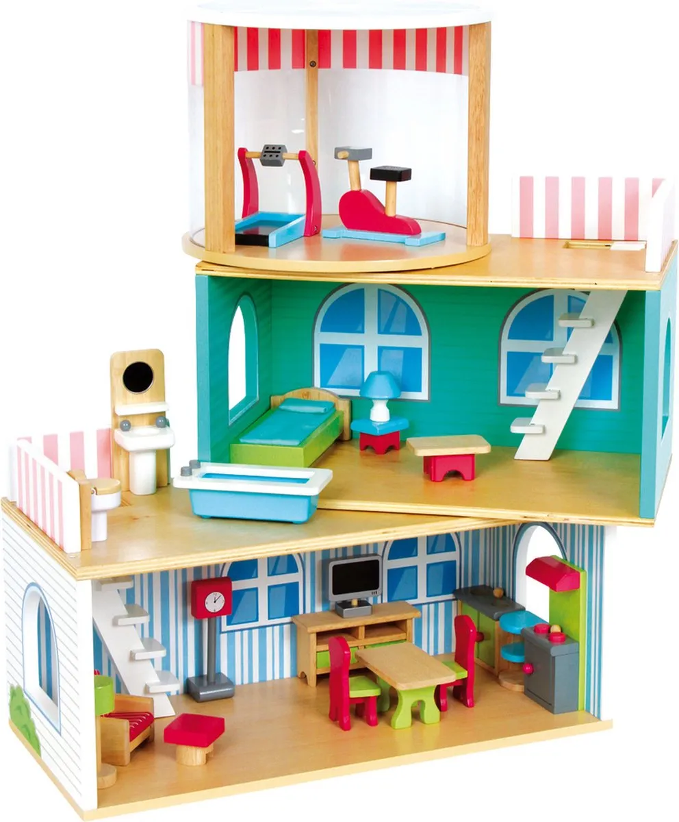 Small Foot Poppenhuis Compleet 24-delig