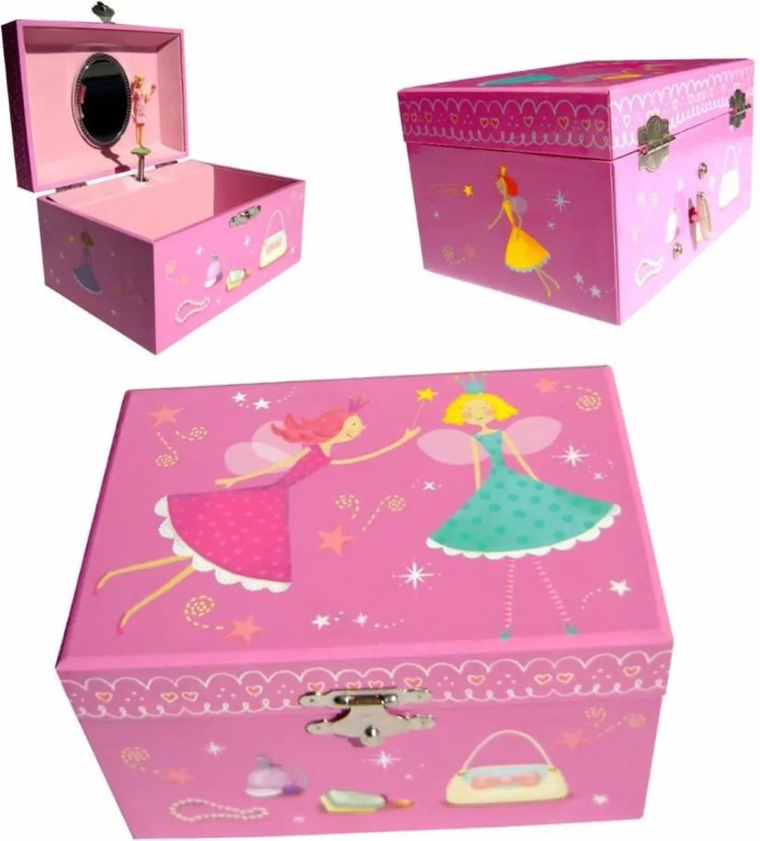 Simply for Kids Elfjes Sieradendoos Roze - Muziekdoosje