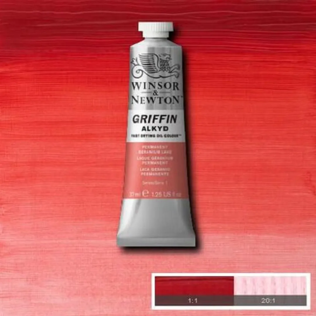 Winsor & Newton Griffin Alkyd Olieverf Permanent Geranium Lake 480