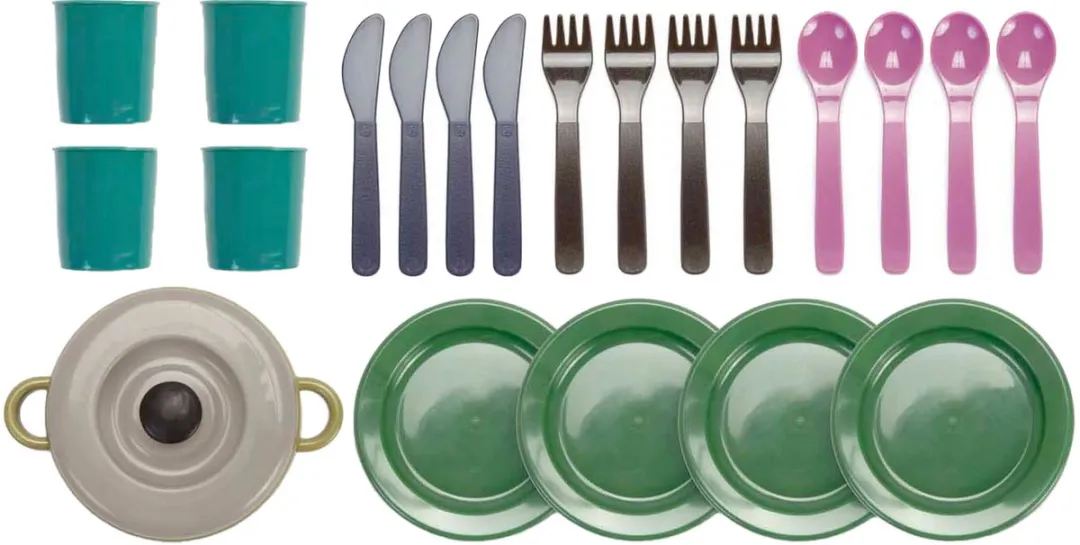 Dantoy Speelgoedservies 22-delig - Multicolor