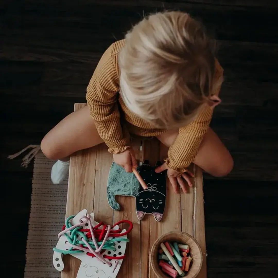 Milin Toys Poedel – Krijtbord