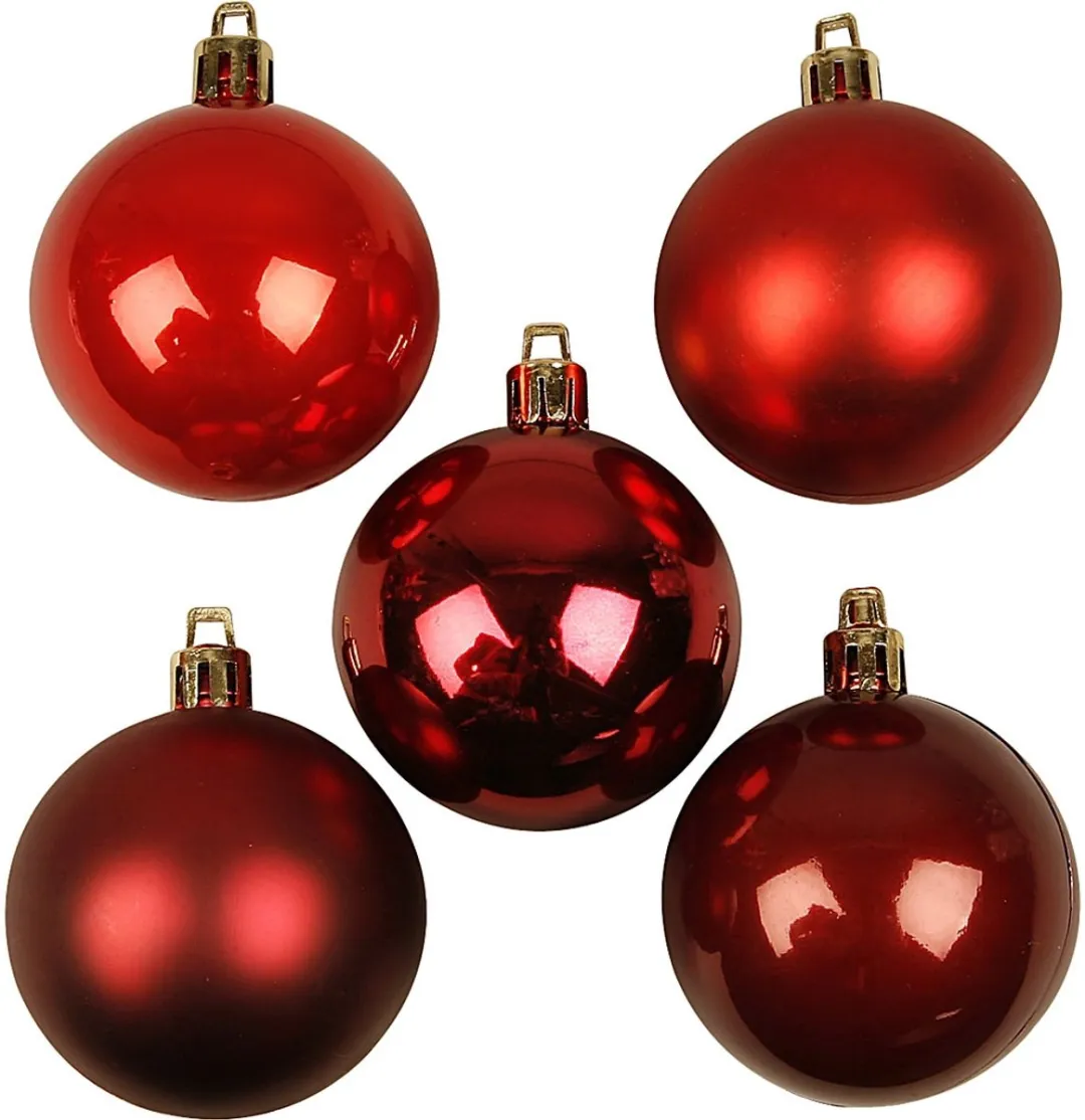 Creativ Company Kerstballen 6cm Rood