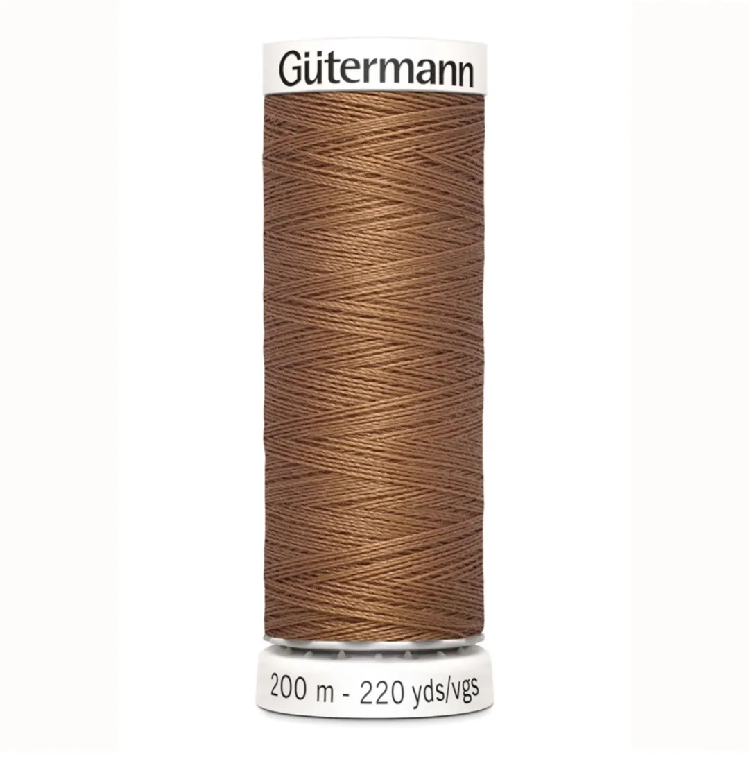 Gutermann Polyester Naaigaren 200m - Bruin