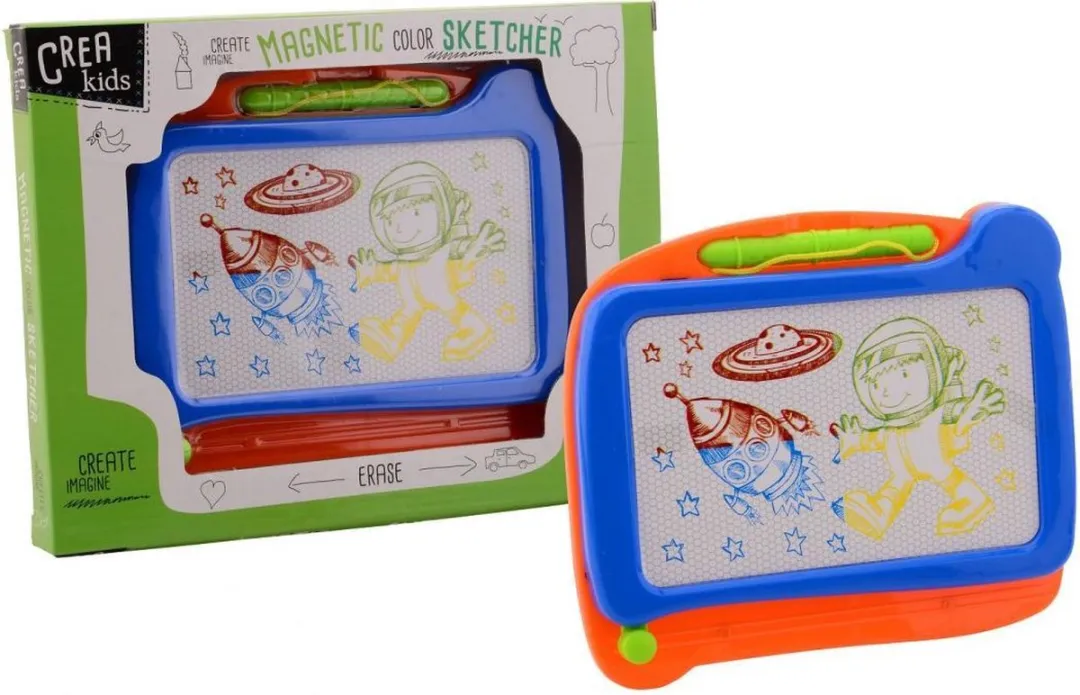 Johntoy Magnetisch Tekenbord 45x30cm - Groen/Paars
