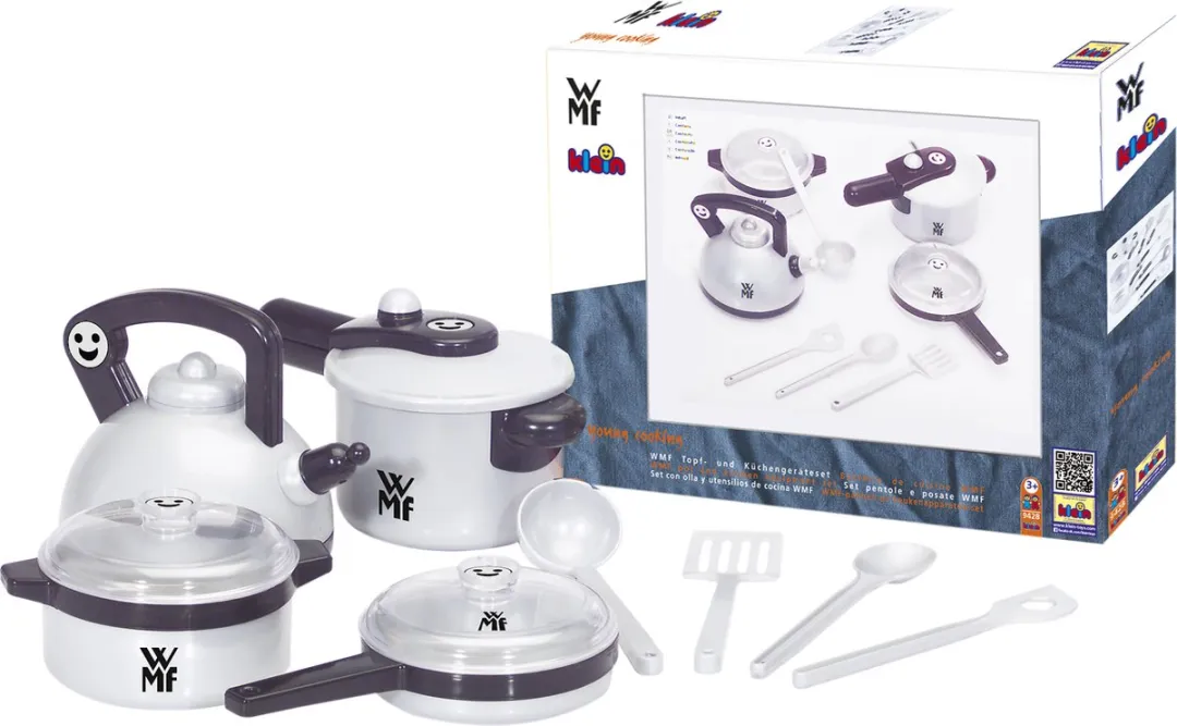 Klein Toys WMF Pannenset - Grijs/Zwart