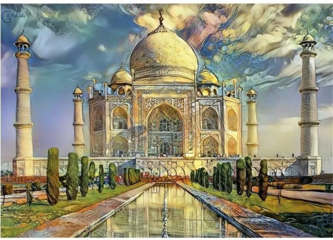 Educa Taj Mahal Legpuzzel 1000 Stuks - Multicolor