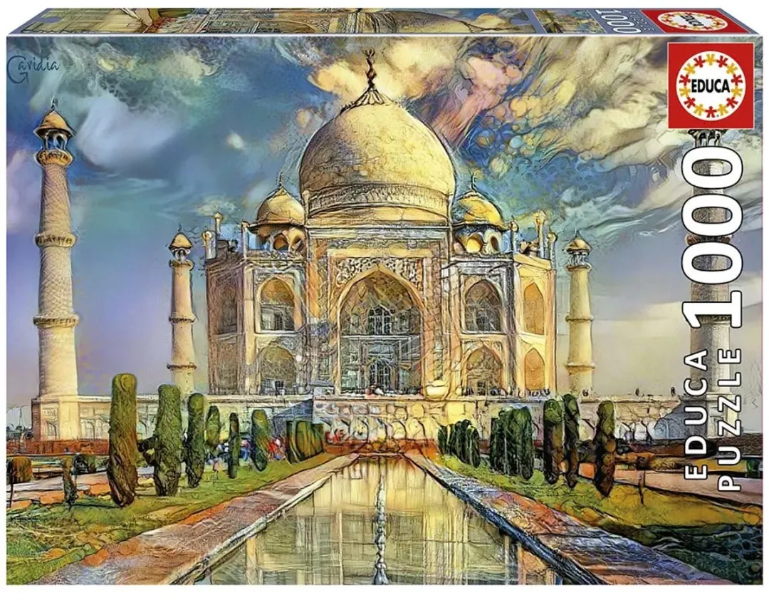 Educa Taj Mahal Legpuzzel 1000 Stuks - Multicolor