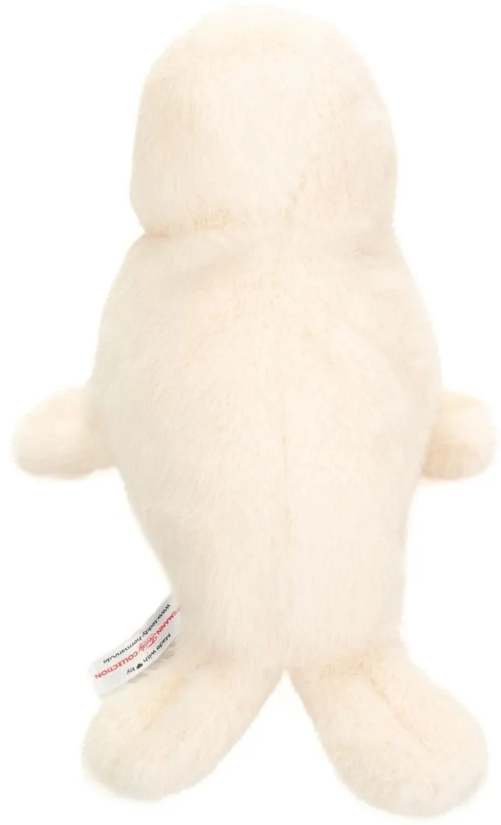 Hermann Teddy Knuffel Zeehond Zadelrob 25cm - Wit