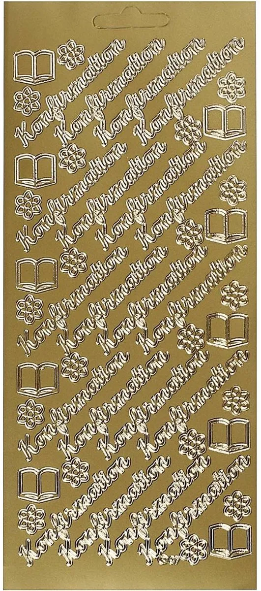 Creativ Company Margriet Stickers Goud - 1 Vel 10x23cm
