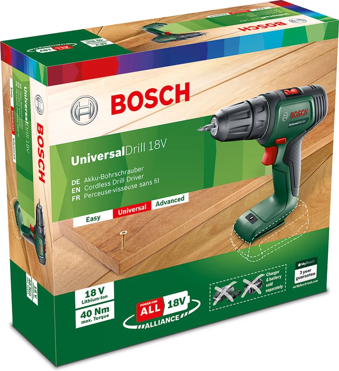 Bosch UniversalDrill 18 06039D4000 Accuschroefboormachine - afbeelding 6 van 6