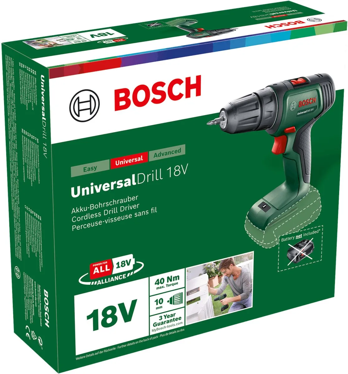 Bosch UniversalDrill 18 06039D4000 Accuschroefboormachine