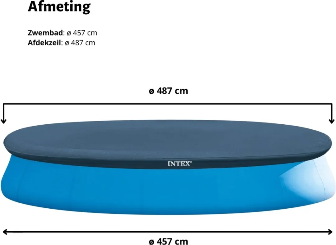 Intex Easy Set Zwembad 457x84cm - Blauw - afbeelding 6 van 6