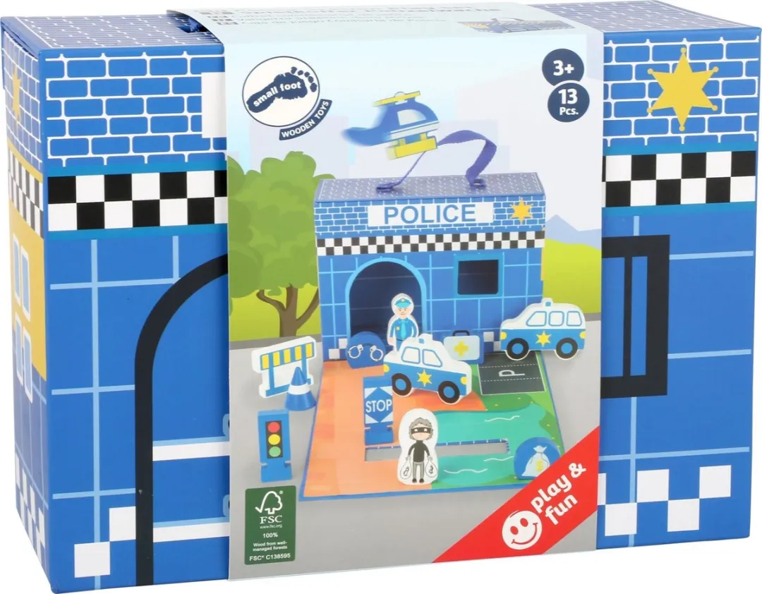 Small Foot Politie Speelset Koffer