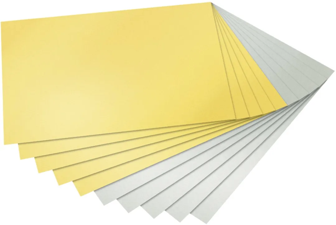 Folia Fotokarton A4 - 2 Kleuren (Goud/Zilver)