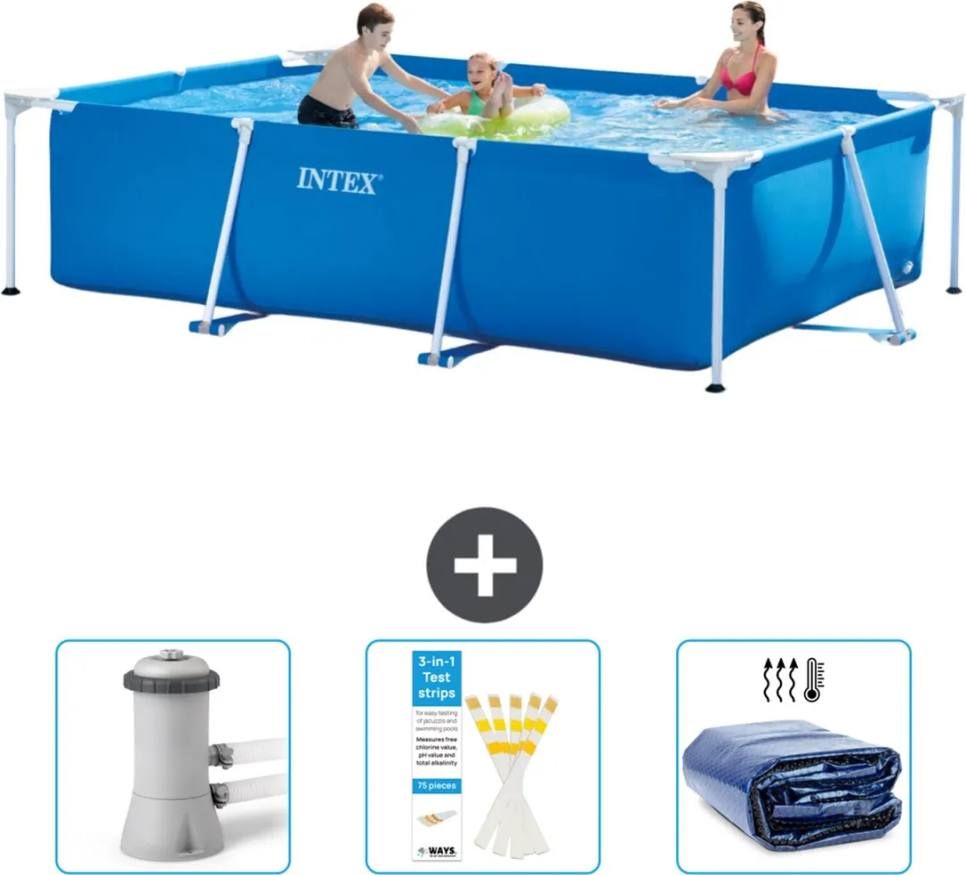 Intex Frame Zwembad 300x200x75cm Blauw