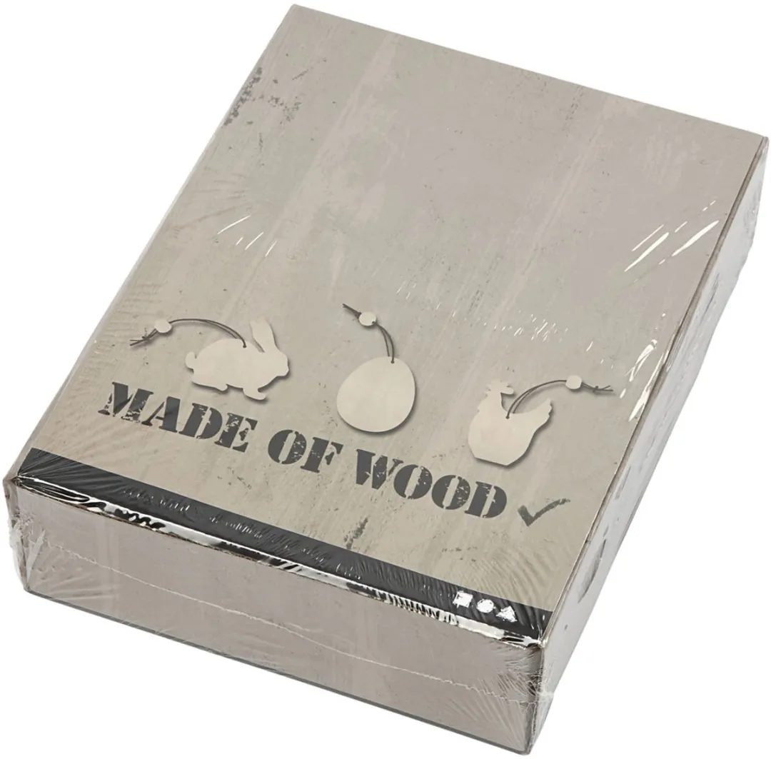 Creativ Company Houten Pasendecoratie - 200 Stuks