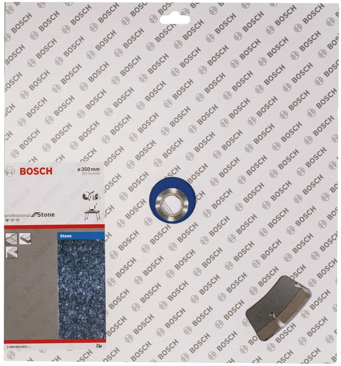Bosch Diamantdoorslijpschijf Standard for Stone 350x20x3,1x10mm