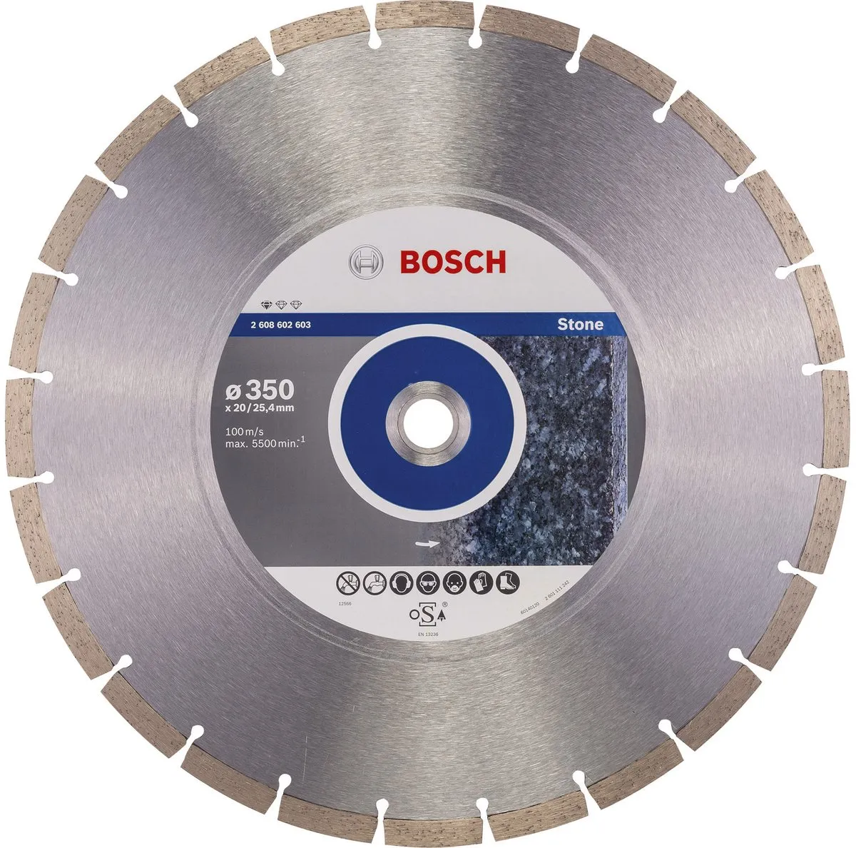 Bosch Diamantdoorslijpschijf Standard for Stone 350x20x3,1x10mm