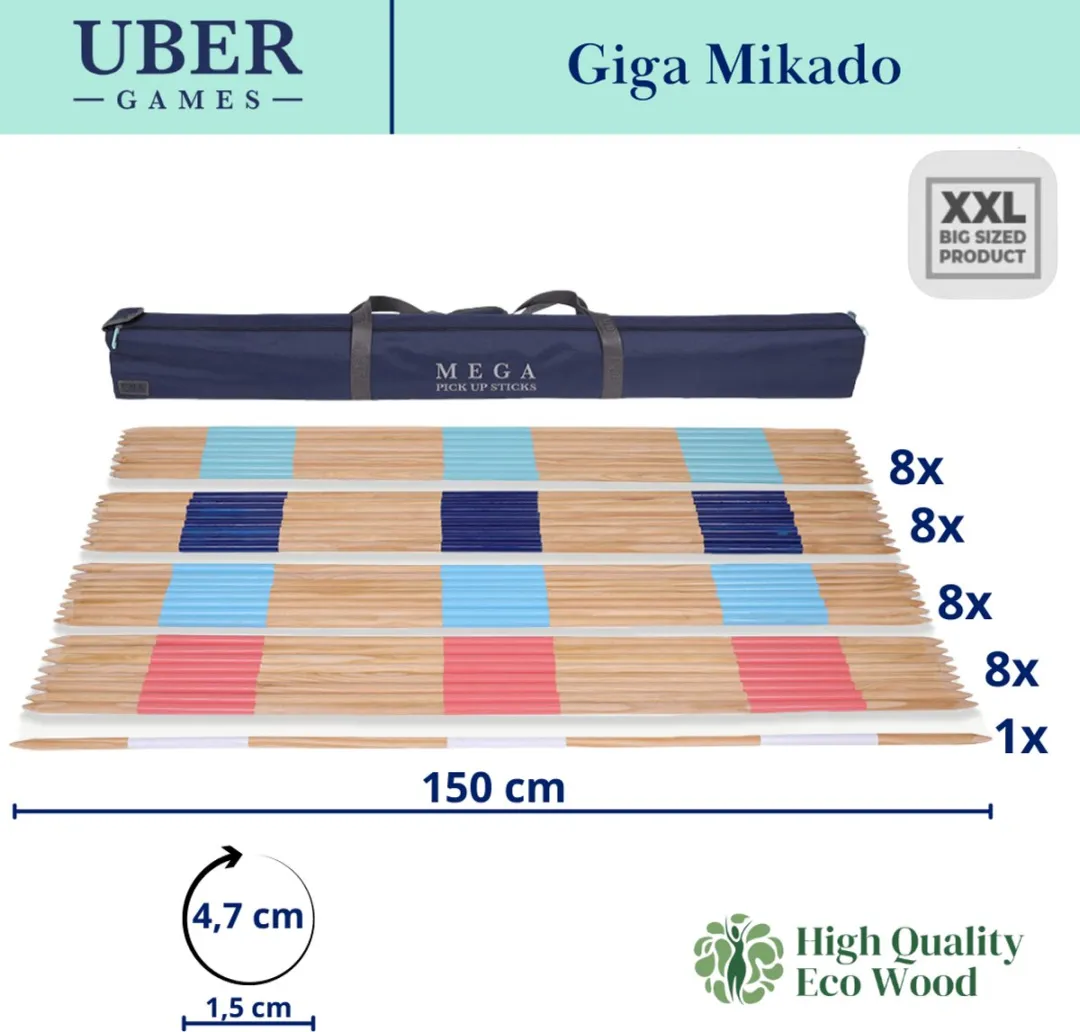 Ubergames XXL Mega Mikado UG512 - 150cm