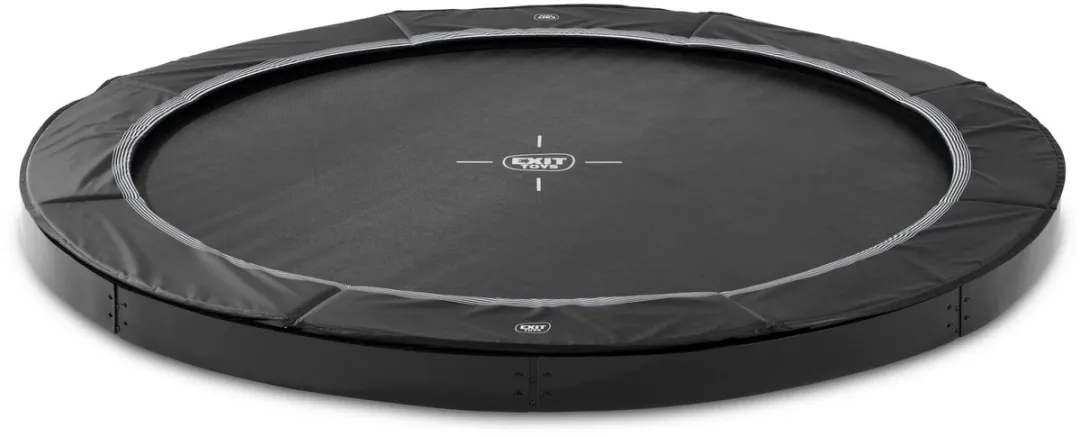EXIT InTerra Groundlevel Trampoline 370cm