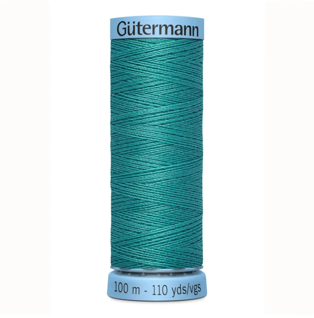Gutermann Zijde Garen 100m - Kleur 107 Zwart/Grijs/Wit