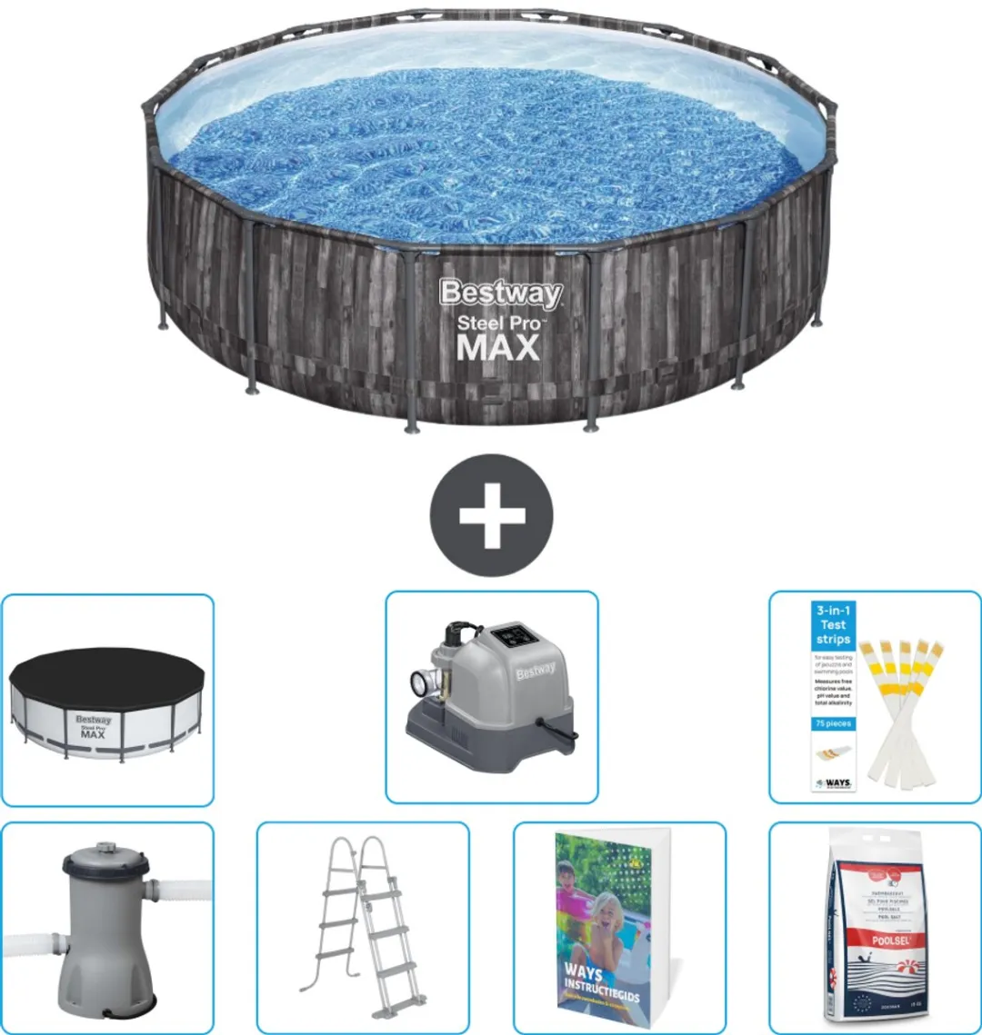Bestway Steel Pro MAX Zwembad 427x107cm