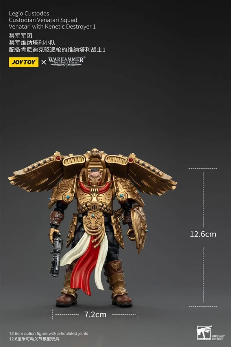 Joy Toy Warhammer 40K Horus Heresy Custodian Venatari 1/18 - JT00775 - Multi
