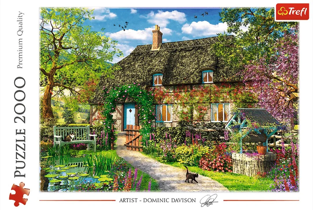 Trefl 2000 Landelijk Huisje Puzzle 1000 Stuks - Multicolor