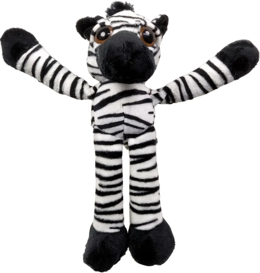 Unitoys Zebra Zeys Pop - 25cm - Zwart/Wit