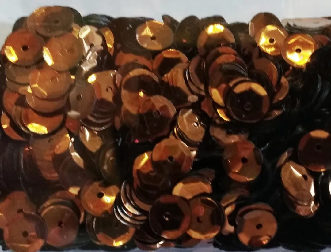RAYHER Pailletten Donkerbruin 6mm