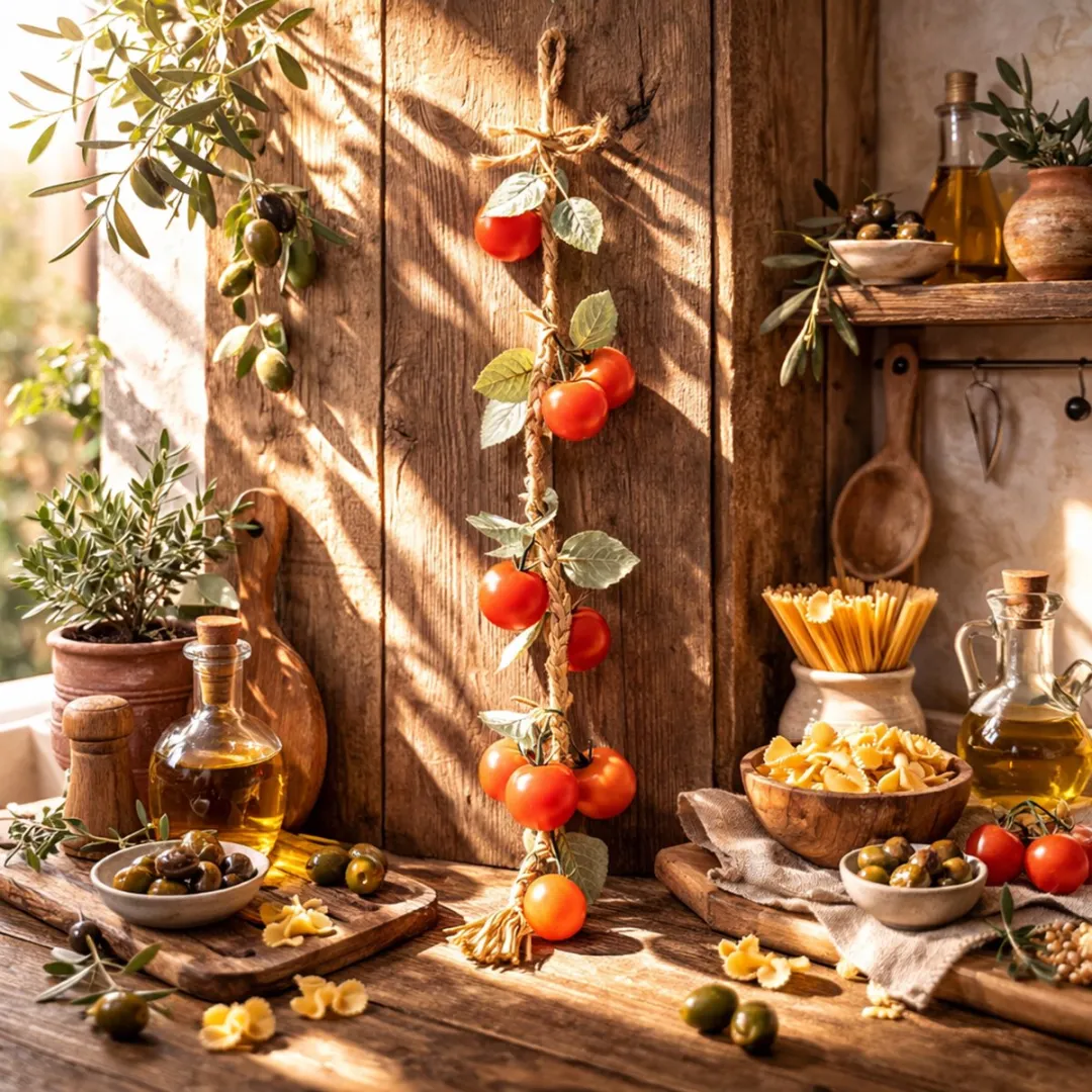 Kaemingk Kunstmatige Tomatenslinger - Rood