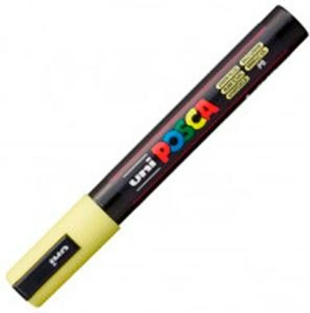 Posca PC-5M Markeerstift - Zonnegeel - 6 Stuks