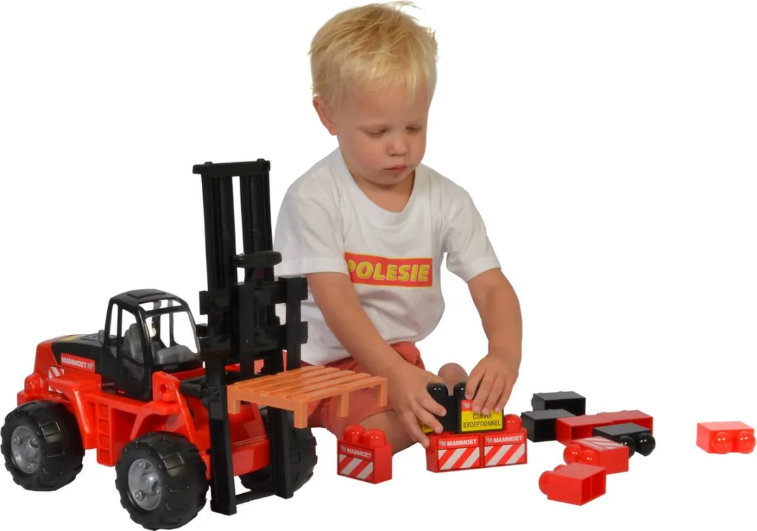 Mammoet Vorkheftruck + Stenen