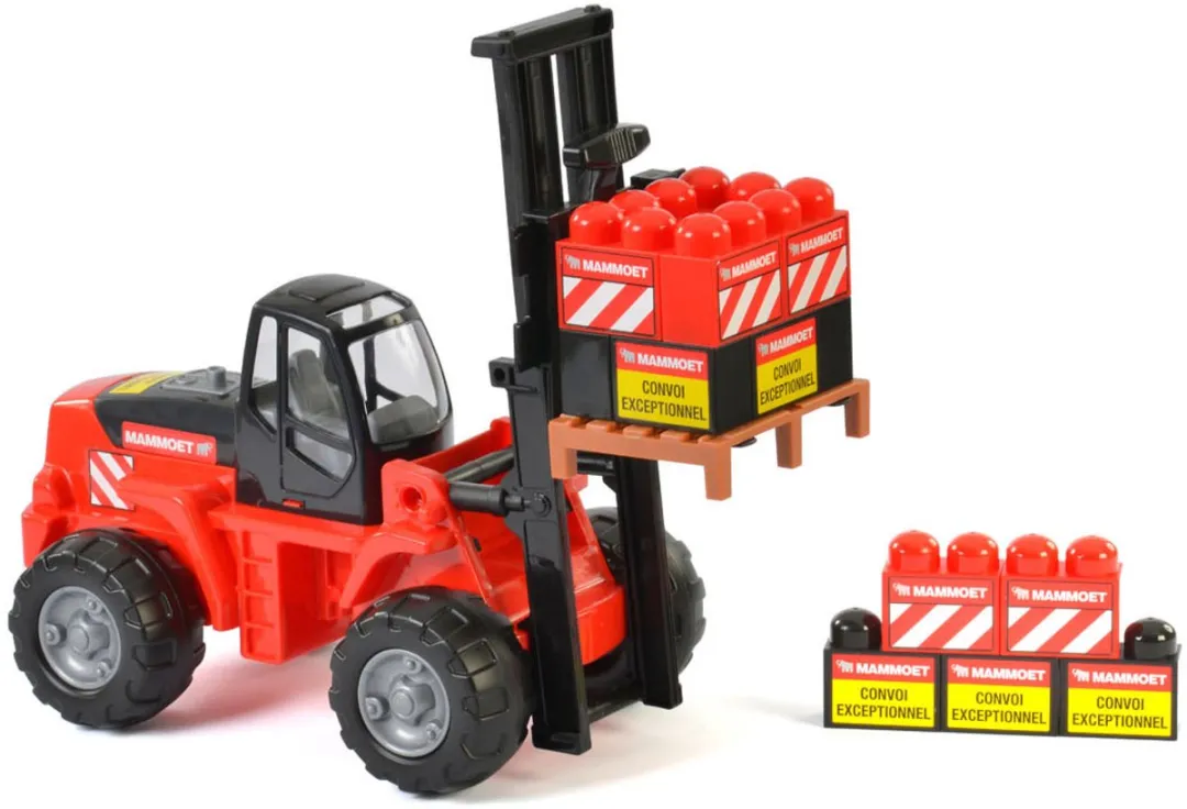 Mammoet Vorkheftruck + Stenen