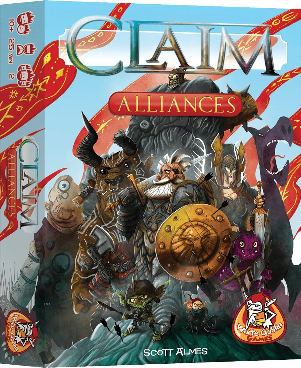 White Goblin Games Claim Alliances Tactisch Kaartspel