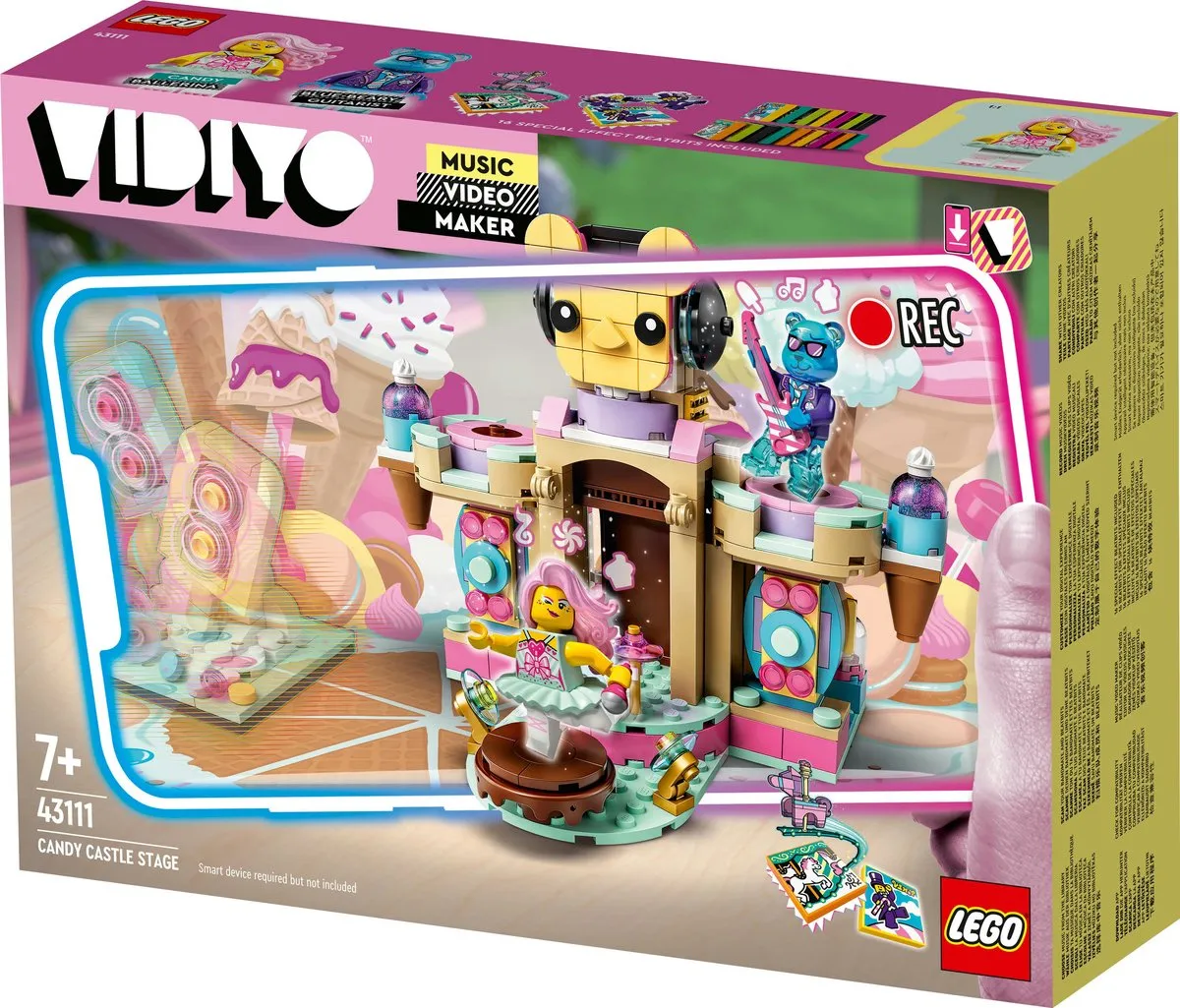 LEGO VIDIYO Candy Castle Stage 43111 - Roze - afbeelding 6 van 6