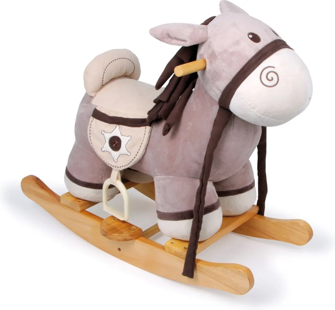 Small Foot Houten Hobbelpaard Sheriff 91467 - Wit/Bruin