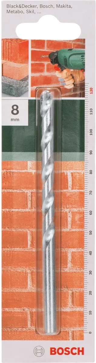Bosch Steenboren ISO 5468 8x80x120mm - 8mm - 1 Stuk
