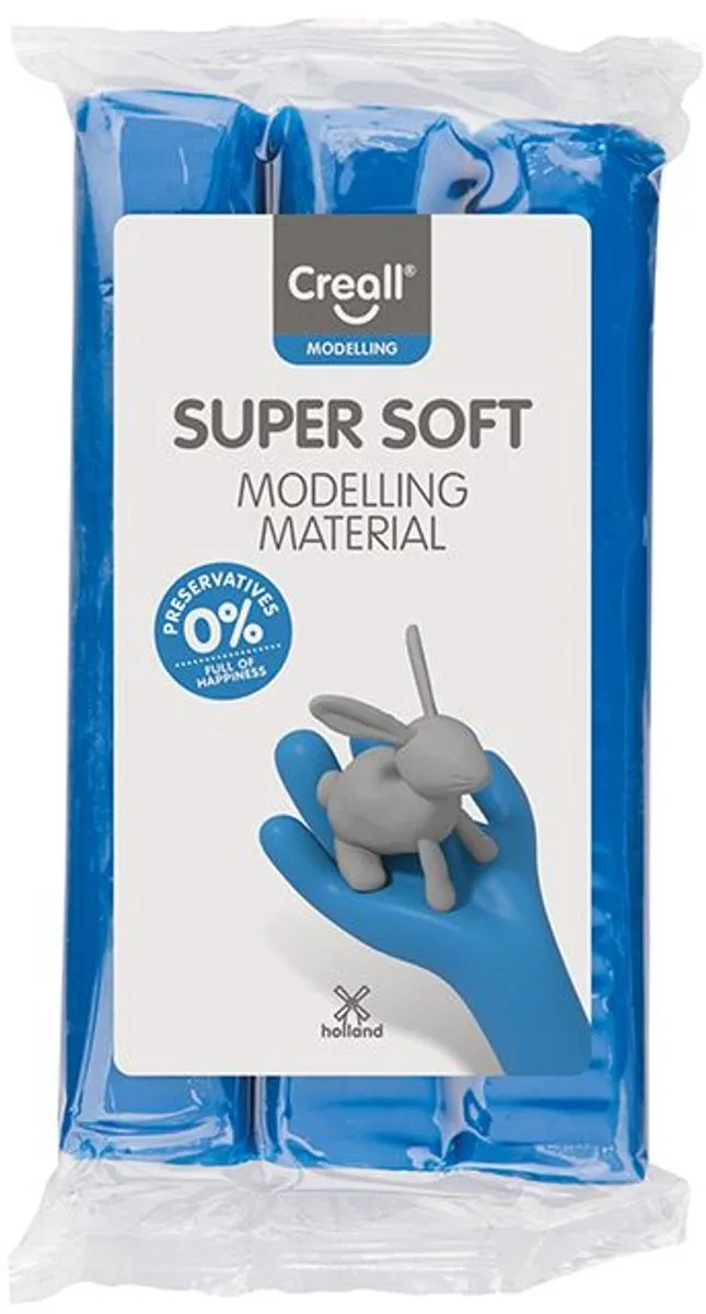 Creall Supersoft Boetseerklei Blauw 500g