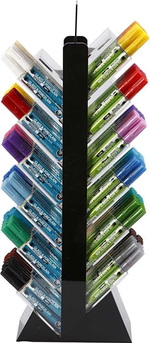 Creativ Company Glas- en Porseleinstiften 24 Kleuren - 144 Stuks
