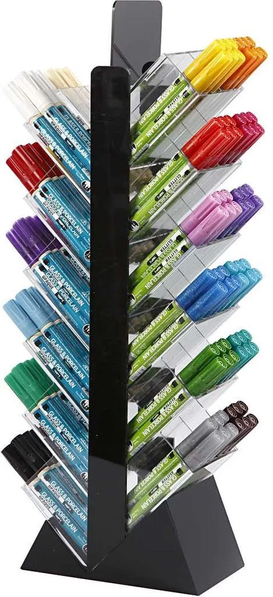 Creativ Company Glas- en Porseleinstiften 24 Kleuren - 144 Stuks