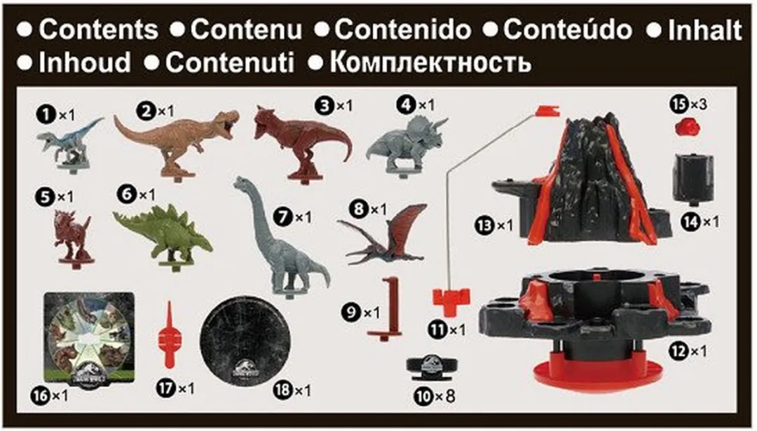 Epoch Jurassic World Shaky Vulkaan - Kinderspel 7509