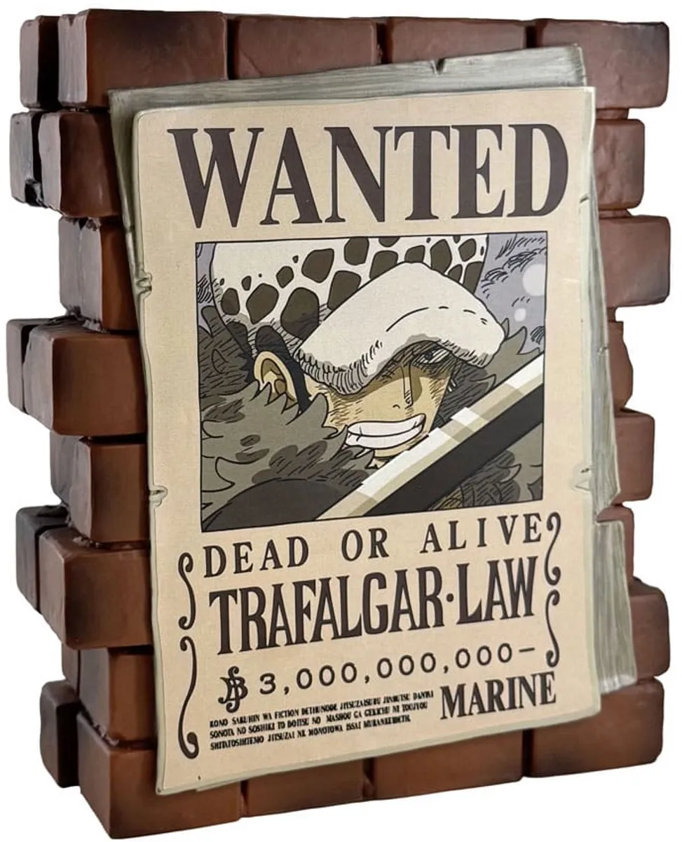 Plastoy One Piece Law Wanted Bank - Multi