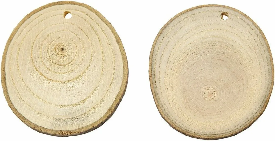 Creativ Company Houten Schijven 22 Stuks - 5-7cm