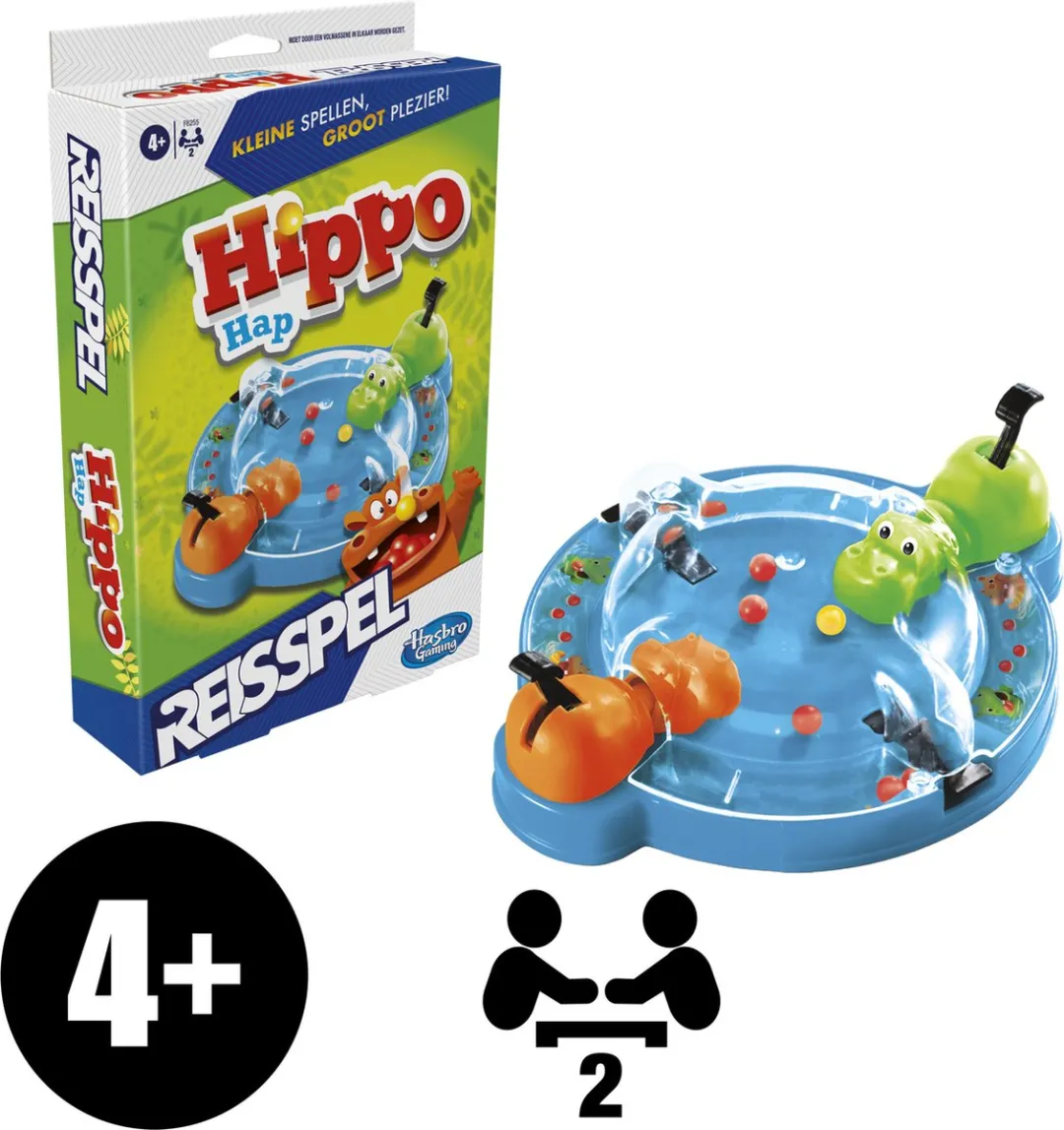 Hasbro Gaming Hippo Hap Reisspel - 2-4 Spelers