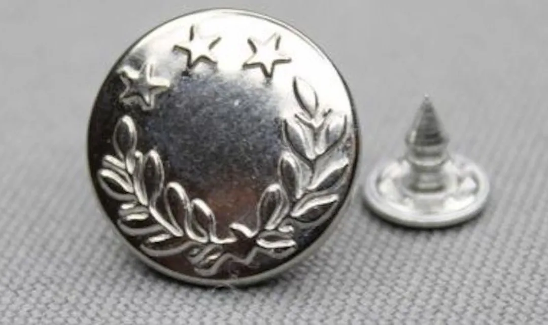 Prym Jeansknopen 15mm - 6 Stuks Zilver