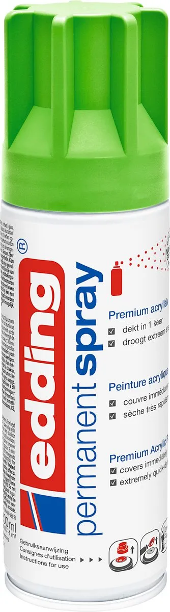edding 5200 Spuitverf Geelgroen Mat 200ml