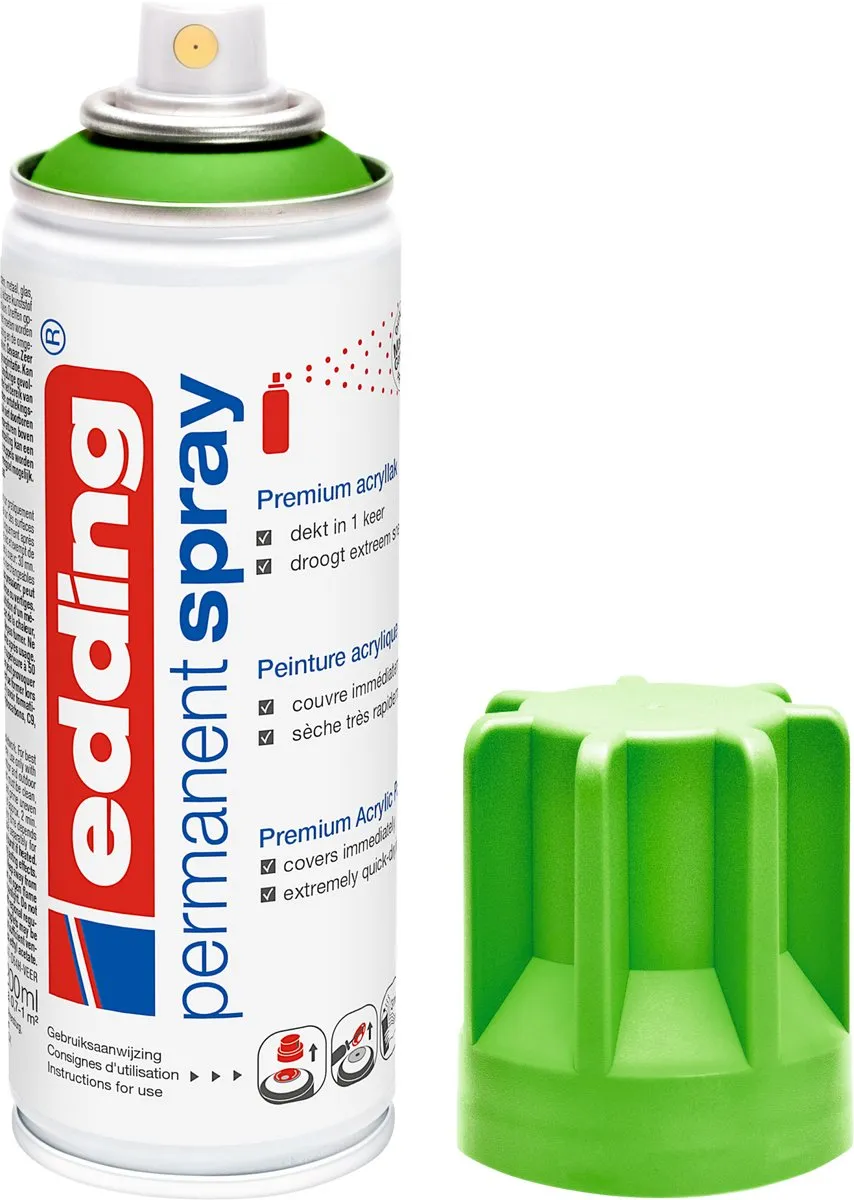 edding 5200 Spuitverf Geelgroen Mat 200ml